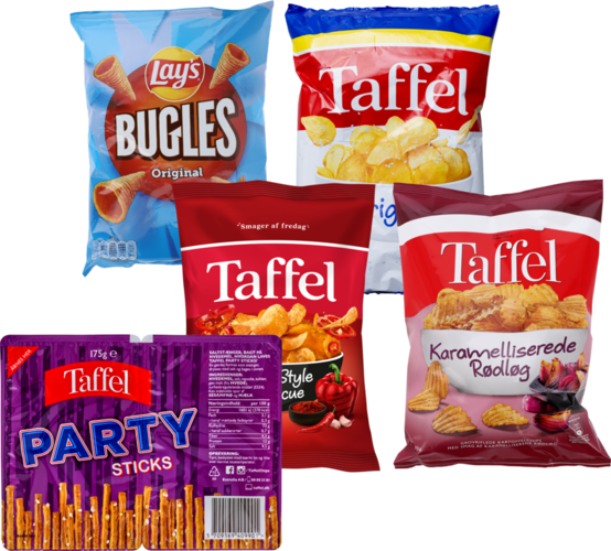 Begrænset parti. Flere varianter. 125-175 g. Kg-pris maks. 96,00. Frit valg.