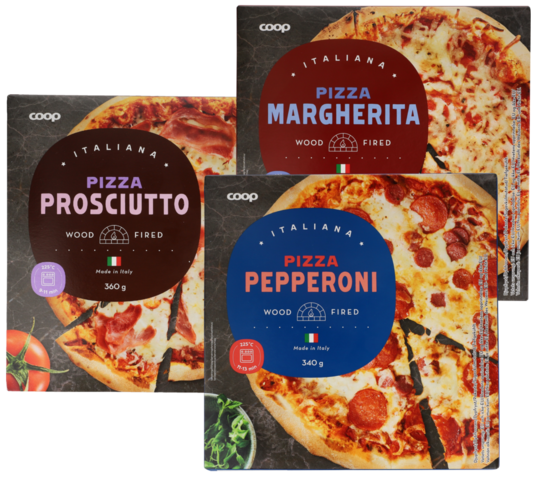 Dybfrost. 300-360 g. Kg-pris maks. 66,67. Frit valg.