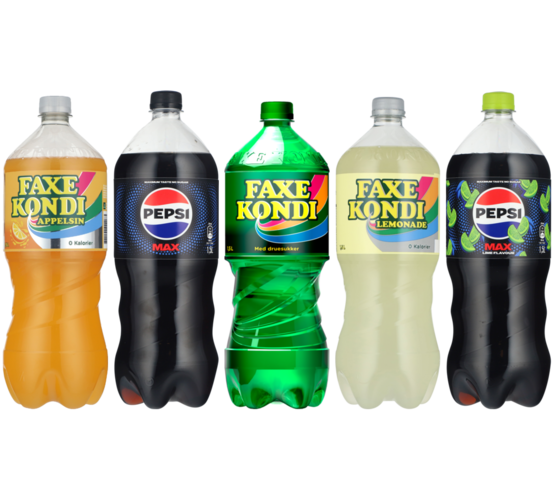 Flere varianter. 150 cl. Literpris 6,67 + pant. Frit valg.