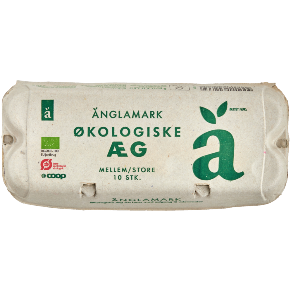 Änglamark økologiske æg fra Dueholm