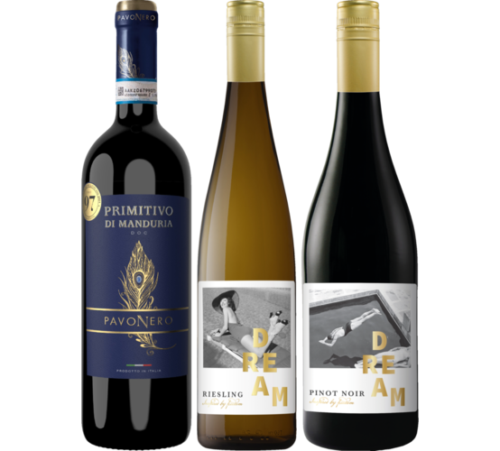 Apulien, Italien eller Moldova. 75 cl. Literpris 46,67. Frit valg.