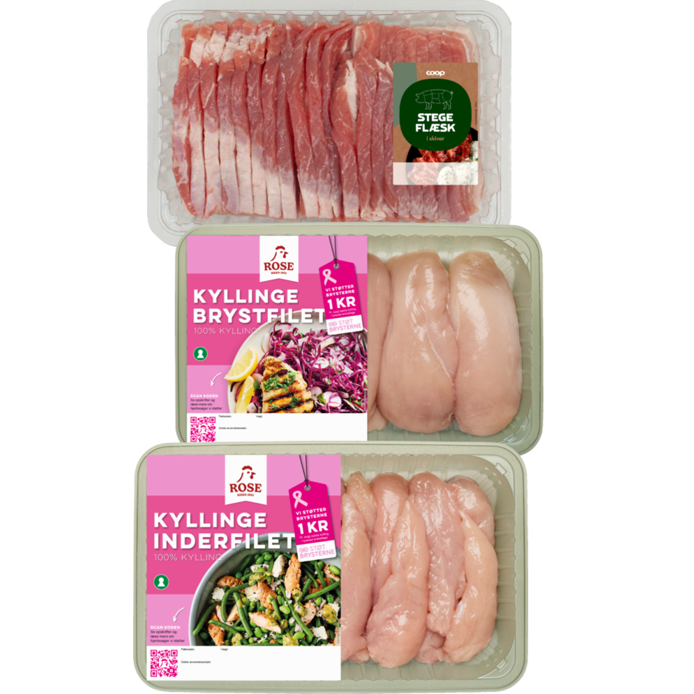 Coop stegeflæsk i skiver