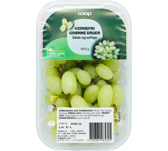 Udenlandske, kl. I. 500 g. Kg-pris 30,00.