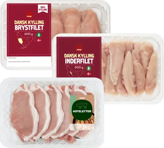 600-700 g. Kg-pris maks. 75,00. Frit valg.