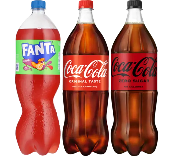 Flere varianter. 150 cl. Literpris 6,66 + pant. Frit valg.