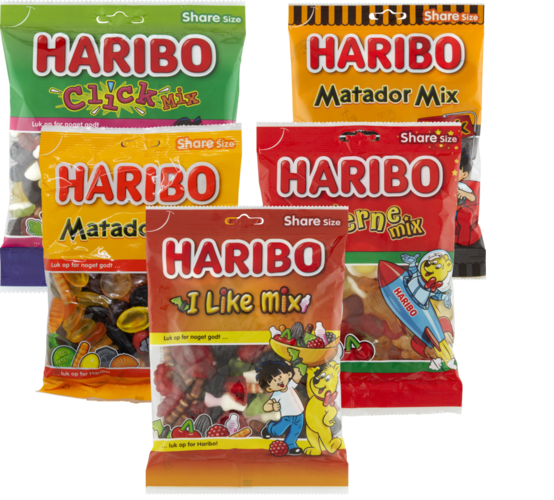 Begrænset parti. Flere varianter. 325-375 g. Kg-pris maks. 107,69. Frit valg.