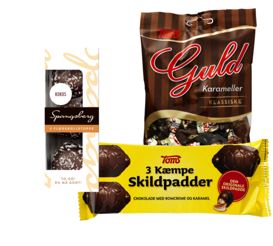 60-100 g. Kg-pris maks. 233,33. Frit valg.