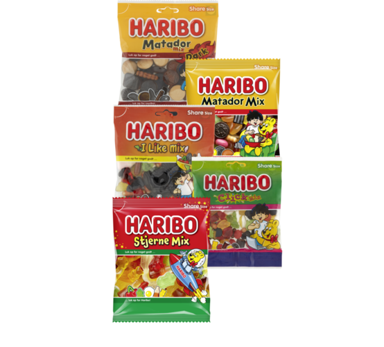 Begrænset parti. Flere varianter. 120 g. Kg-pris 83,33. Frit valg.